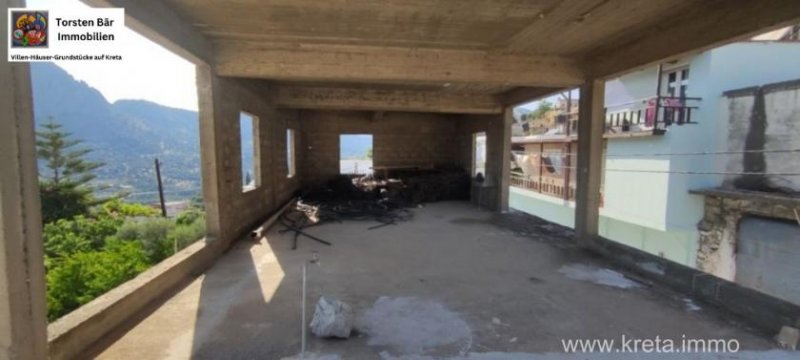 Grigoria Kreta, Grigoria, grosses renovierungsbedürftiges Einfamilienhaus mit Meerblick Haus kaufen